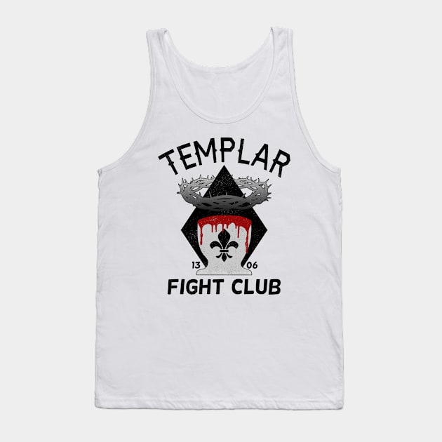 Templar Fight Club Tank Top by aliciahasthephonebox